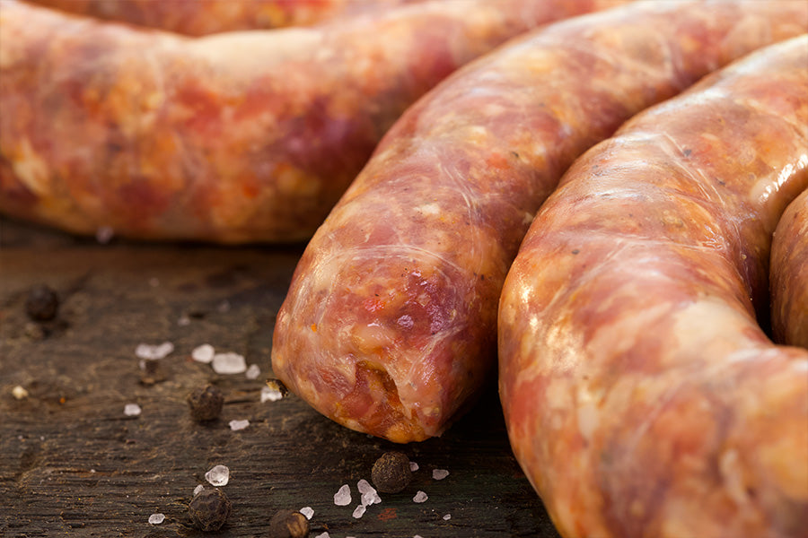 Gekruide Iberico en Black Angus Boerewors
